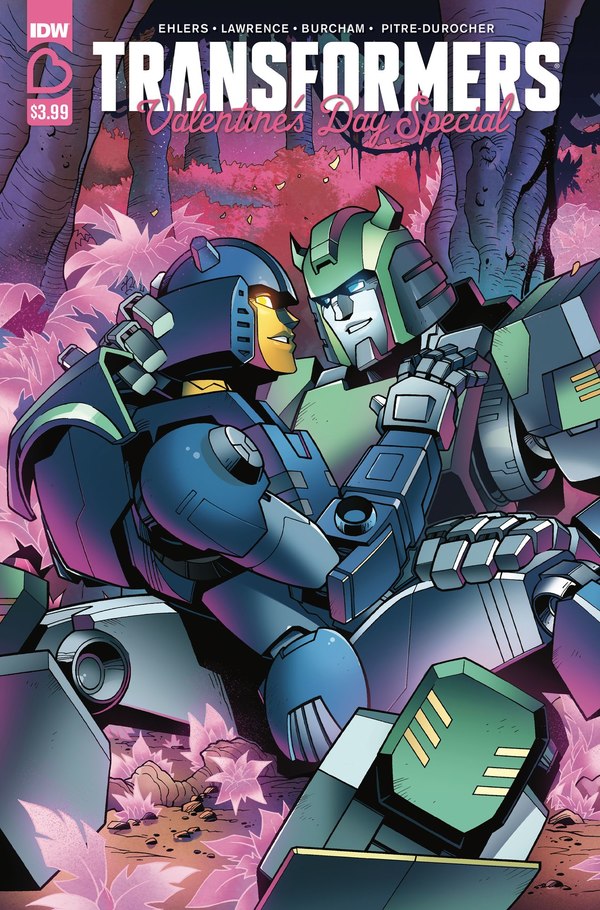 Transformers Valentine's Day Special Cover and Preview from IDW